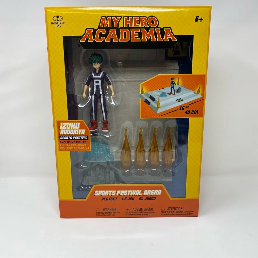 McFarlane - My Hero Academia -‎ Sports Festival Arena + Midoriya Figure NEW